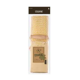 Back loofah & Massage Strap with wood handle