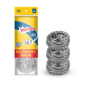 Waritex Stainless-Steel Scourer 12 gram (3 Pcs.) / Economy Pack