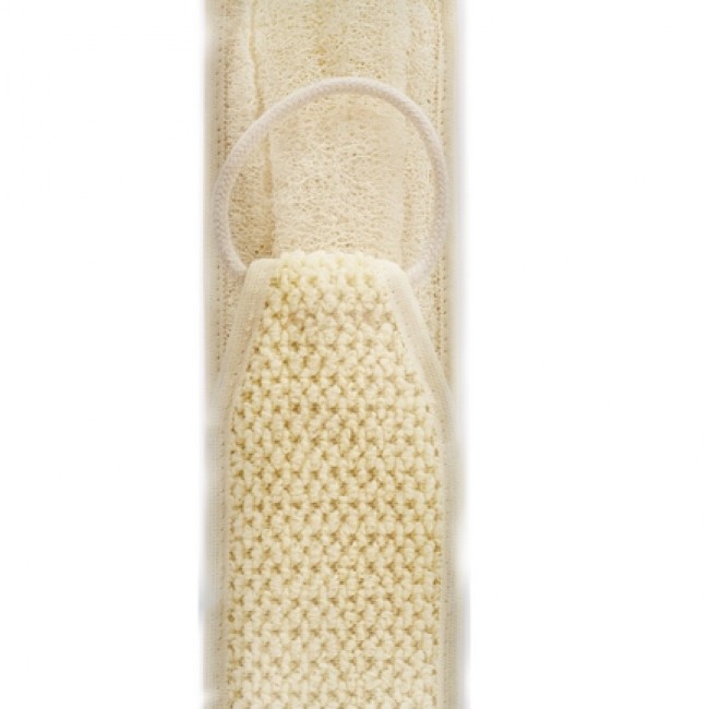 Natural Lofa Mesh For Handled Handle Exfoliating Egyptian Sponge ( 32 x  4)